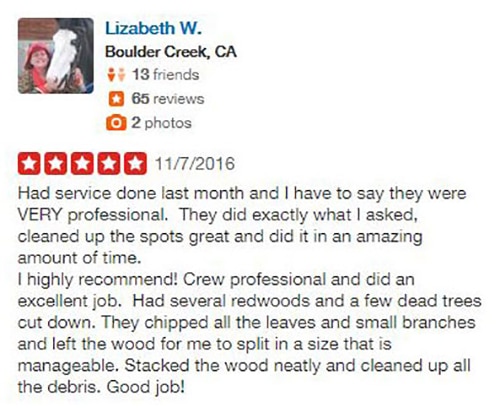Lizabeth W. - Review, CA